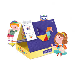 Tangram magnetic - Battle kit, 2 jucatori - mierEdu
