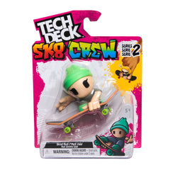 Tech Dech sk8 crew pachet placa si figurina 9.6 cm sapca verde - Publisol.ro