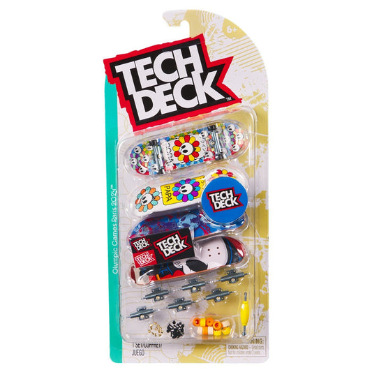 Tech deck pachet 4 piese fingerboard papa 9.6cm , Spin Master - Publisol.ro