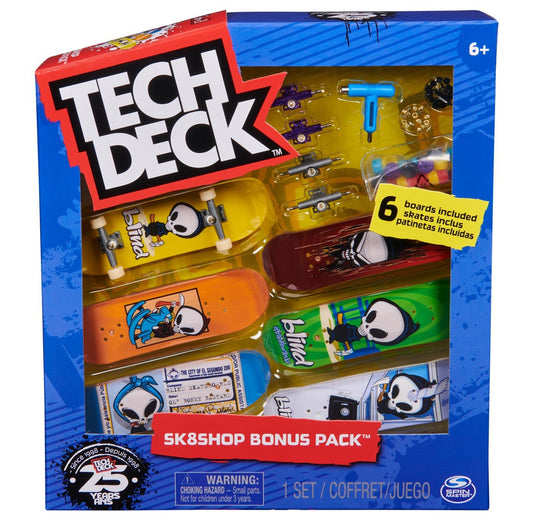 Tech deck pachet 6 piese cu accesorii fingerboard blind, Spin Master - Publisol.ro