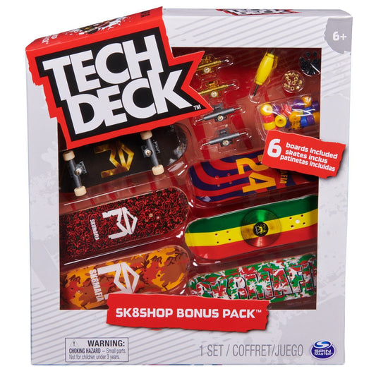 Tech deck pachet 6 piese cu accesorii fingerboard sk8mafia, Spin Master - Publisol.ro