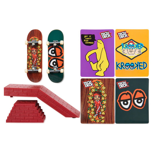 Tech deck pachet cu obstacol fingerboard gonzales, Spin Master - Publisol.ro