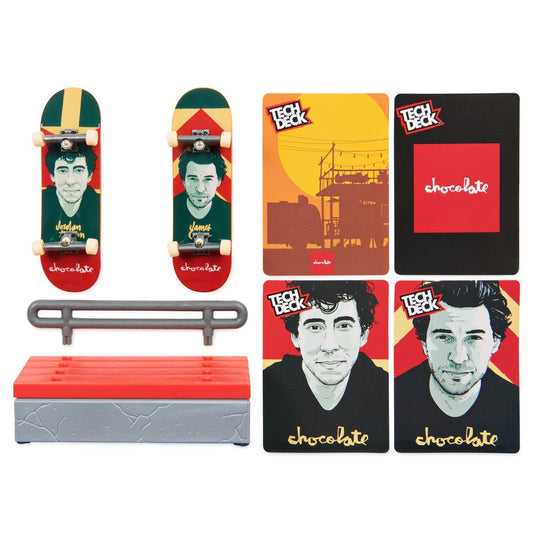 Tech deck pachet cu obstacol fingerboard james, Spin Master - Publisol.ro