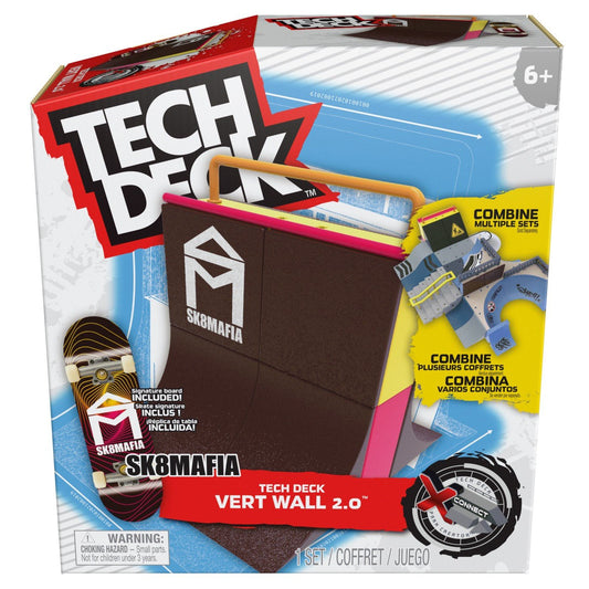 Tech deck pachet xconnect fingerboard sk8mafia vert wall, Spin Master - Publisol.ro