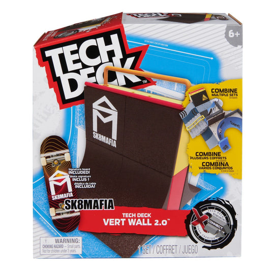 Tech deck x - connect pachet sk8mafia vert wall, Spin Master - Publisol.ro