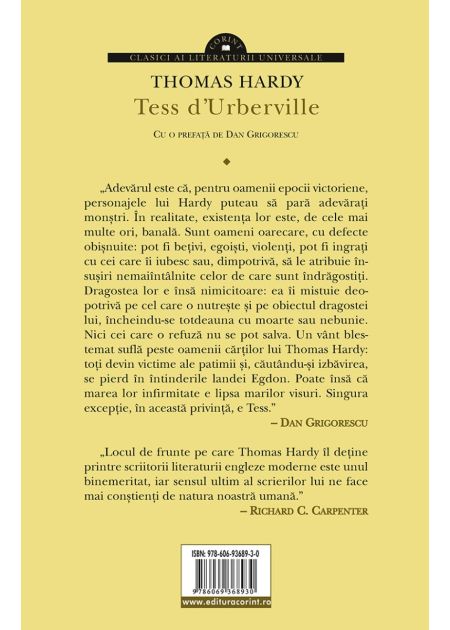 Tess d’Urberville - Publisol.ro