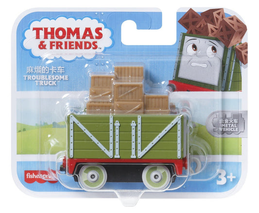 Thomas locomativa push along troublesome truck, Mattel - Publisol.ro