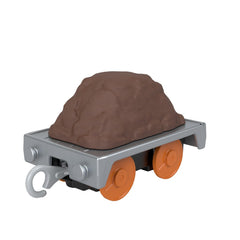 Thomas locomotiva motorizata echipa pe santier Thomas and Terence cu 2 vagoane - Publisol.ro