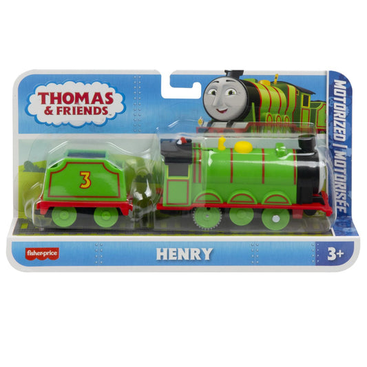 Thomas locomotiva motorizata henry cu vagon, Mattel - Publisol.ro