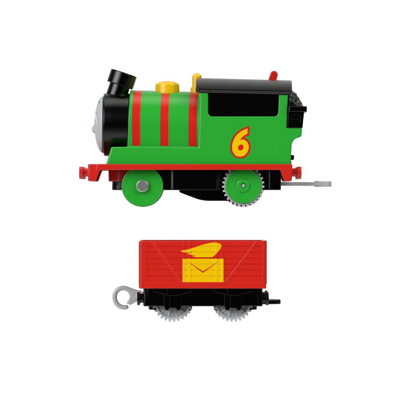 Thomas locomotiva motorizata percy cu vagon - Publisol.ro