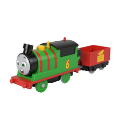 Thomas locomotiva motorizata percy cu vagon - Publisol.ro