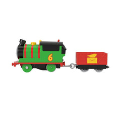 Thomas locomotiva motorizata percy cu vagon - Publisol.ro