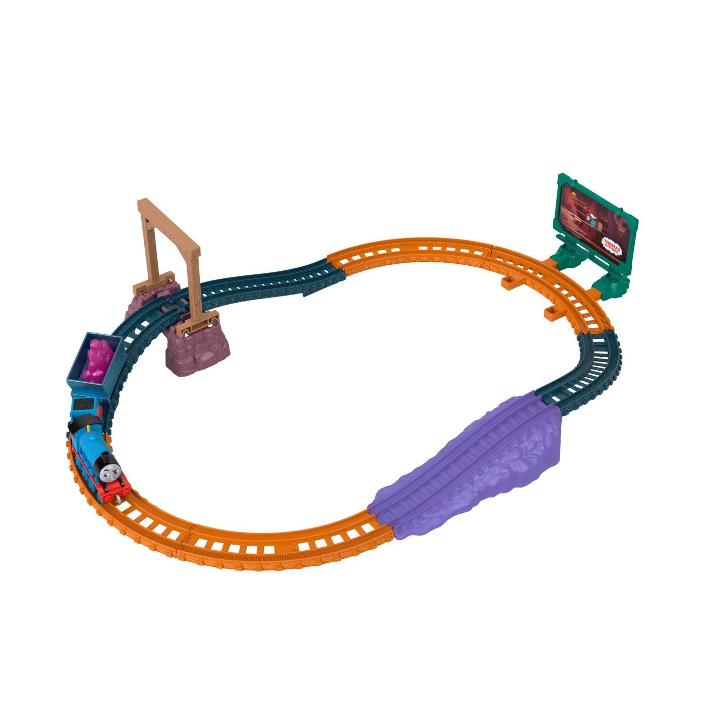 Thomas set de joaca cu locomotiva push along gordon si accesorii - Publisol.ro