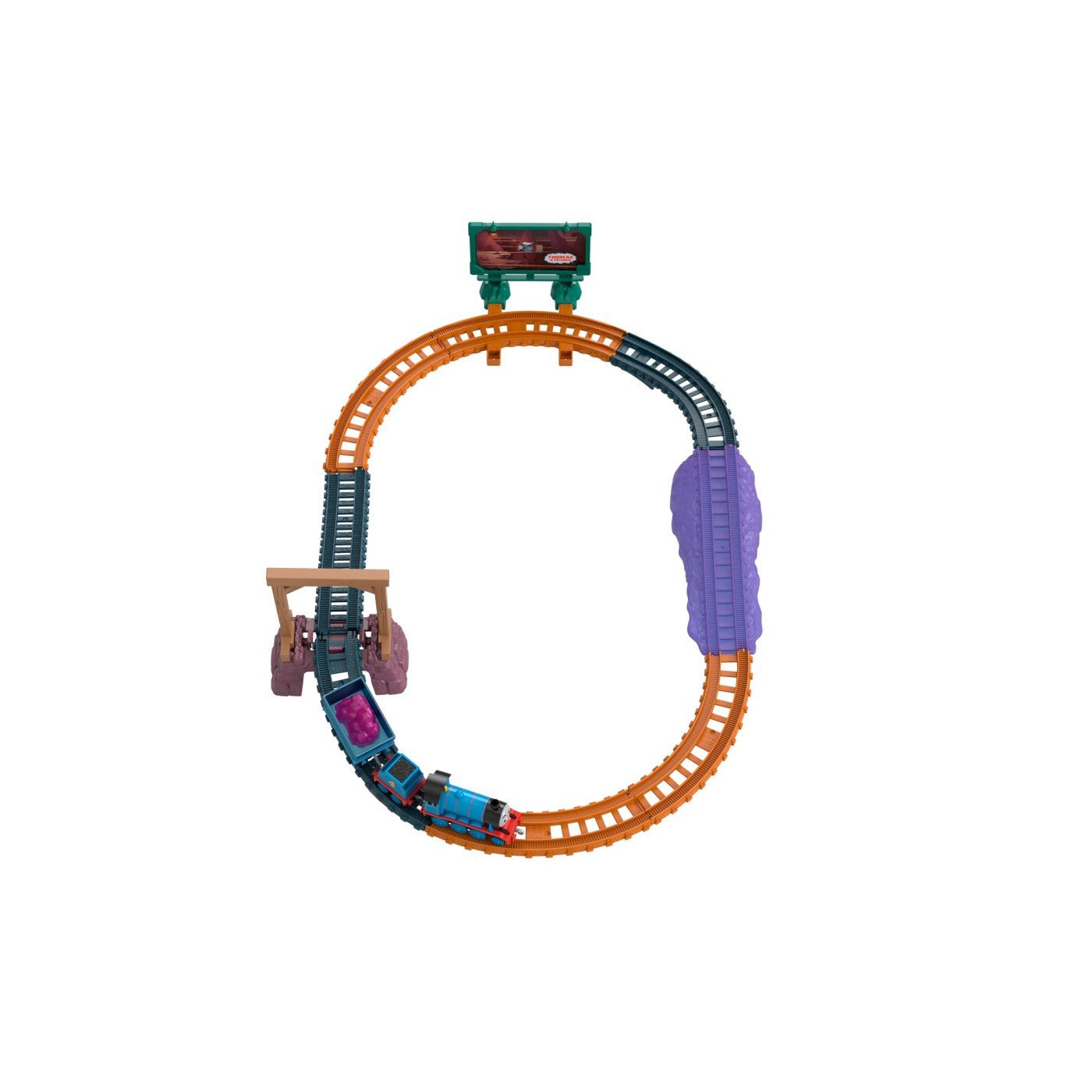 Thomas set de joaca cu locomotiva push along gordon si accesorii - Publisol.ro