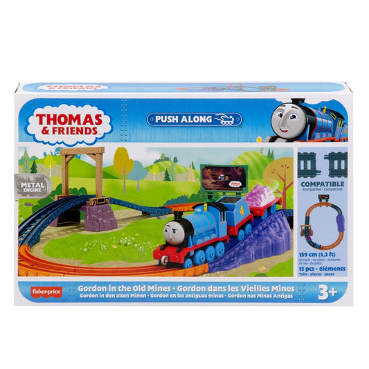 Thomas set de joaca cu locomotiva push along gordon si accesorii - Publisol.ro