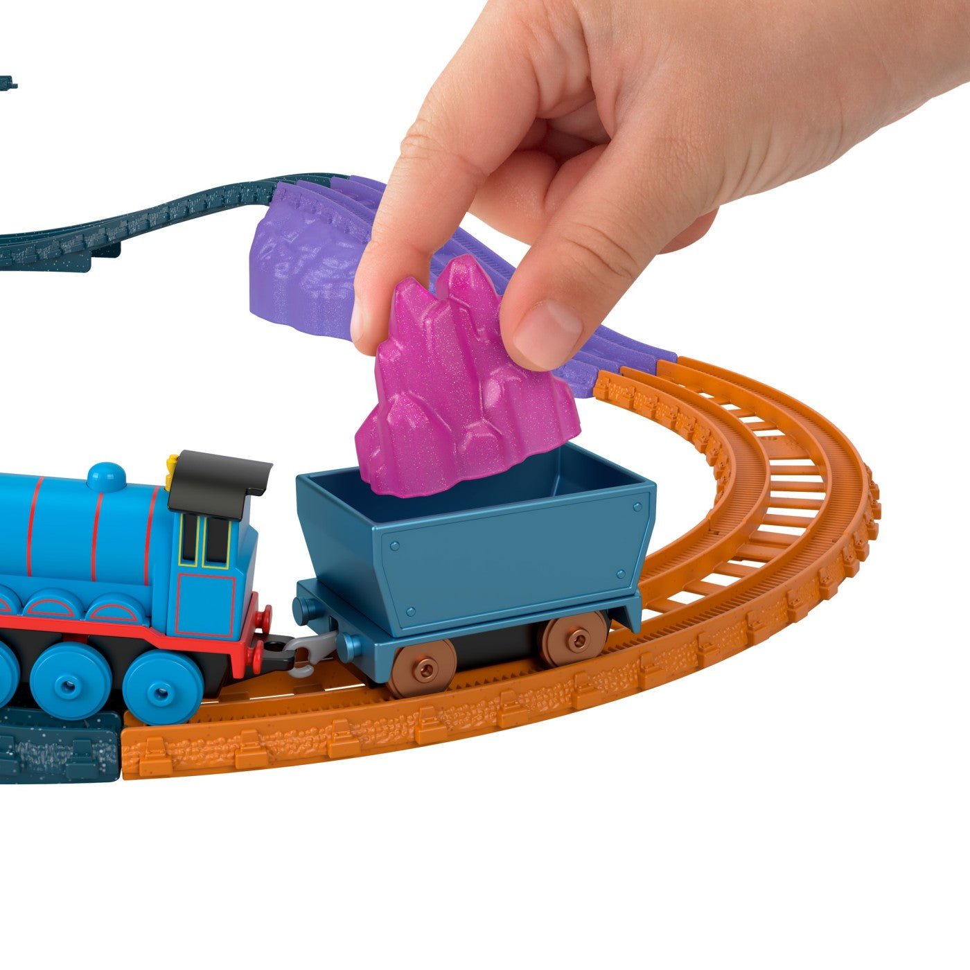 Thomas set de joaca cu locomotiva push along gordon si accesorii - Publisol.ro