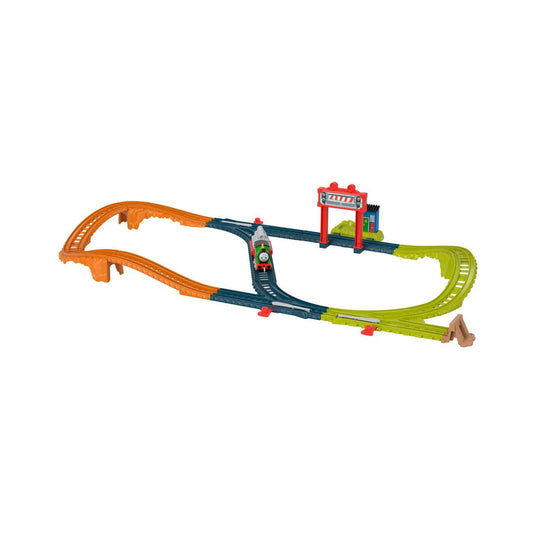 Thomas set de joaca cu locomotiva push along percy si accesorii, Mattel - Publisol.ro