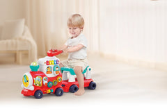 Trenulet 4 in 1 rosu - Publisol.ro