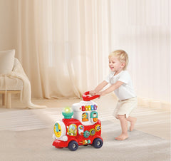 Trenulet 4 in 1 rosu - Publisol.ro