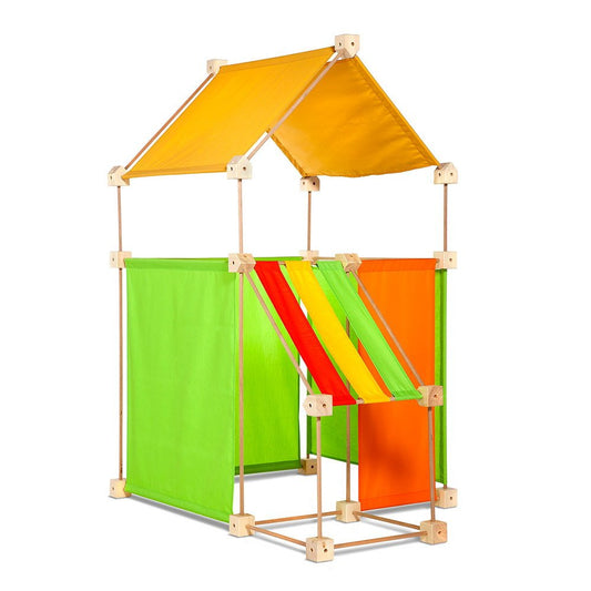 Trigonos FAMILY, set modular de constructie, portocaliu - Publisol.ro