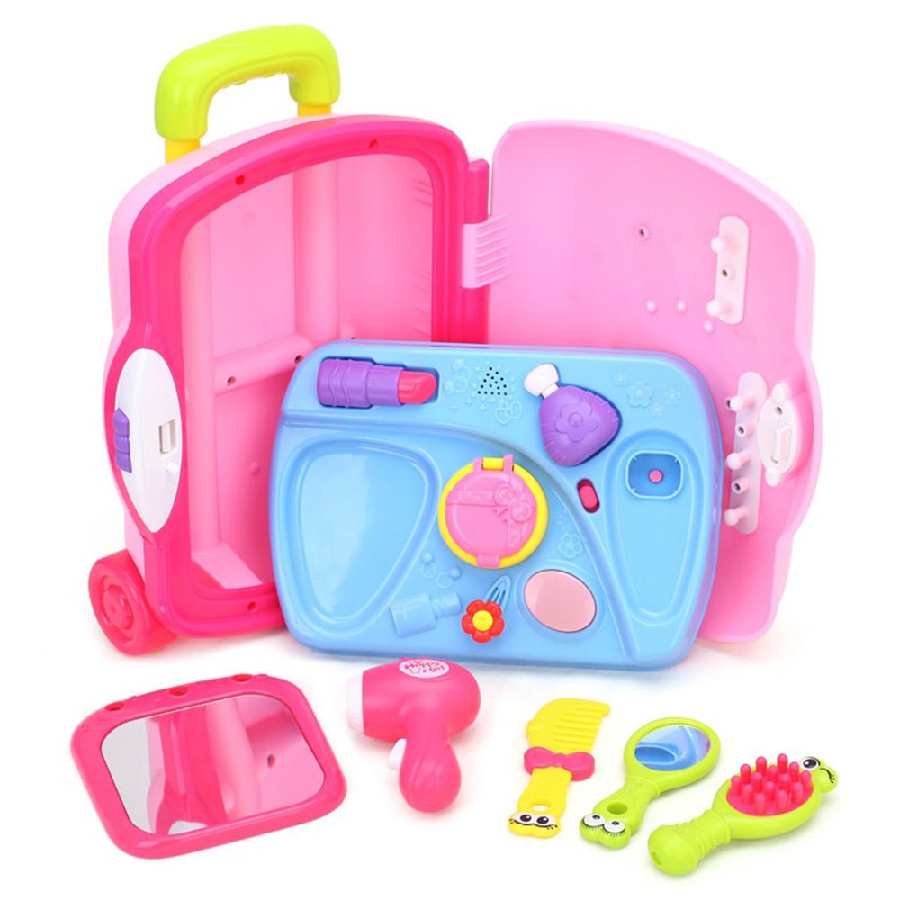 Troler cu set coafura si accesorii frumusete - Publisol.ro