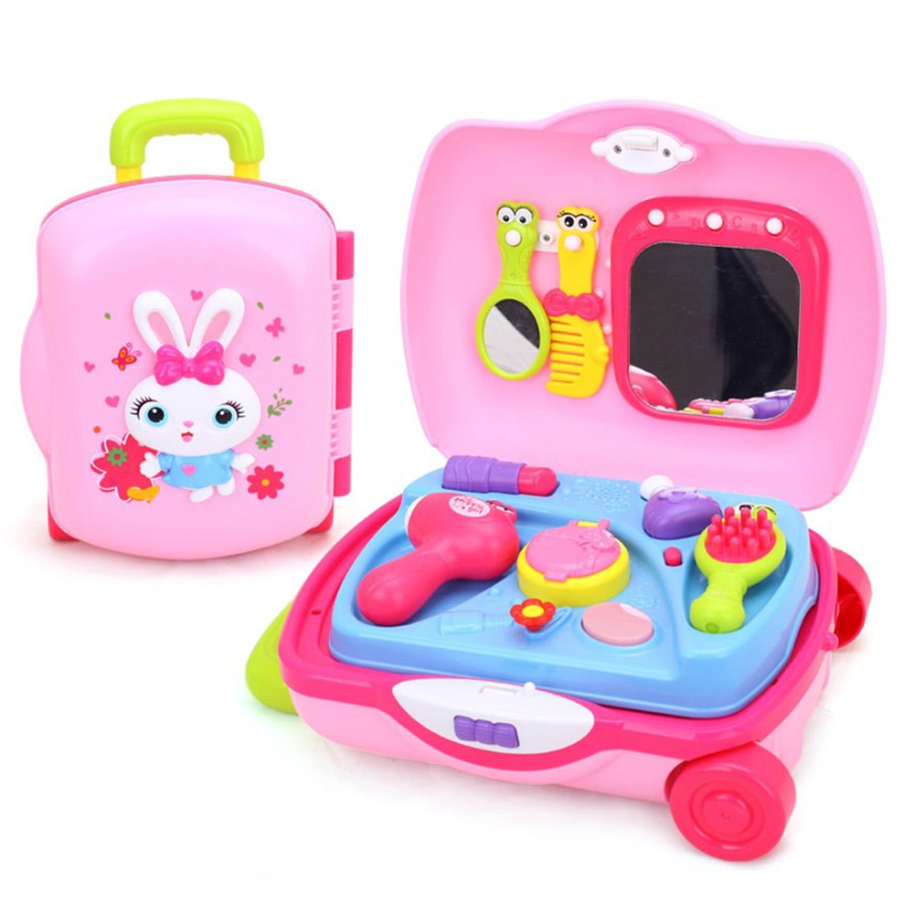 Troler cu set coafura si accesorii frumusete - Publisol.ro