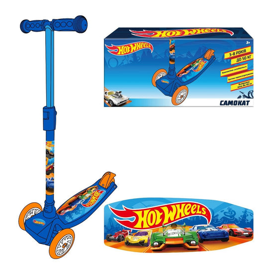 Trotineta cu 3 roti hot wheels, AS - Publisol.ro