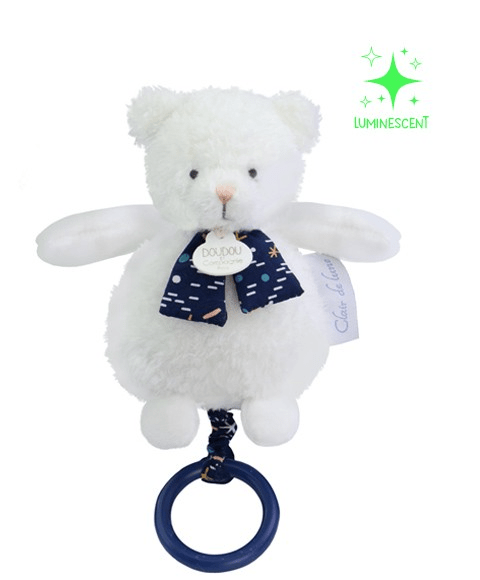 Ursulet muzical Doudou CLAIR DE LUNE, 17 cm - Doudou et Compagnie - Publisol.ro