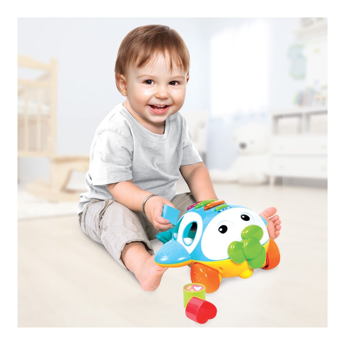 Winfun jucarie de tras avion cu activitati - Publisol.ro