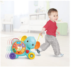 Winfun jucarie de tras elefant cu sunete si lumini - Publisol.ro
