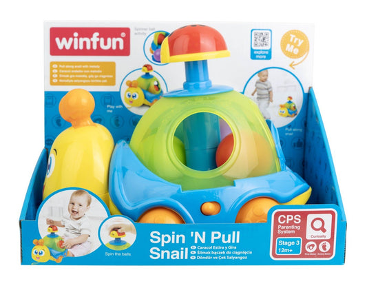 Winfun jucarie de tras melc, WINFUN - Publisol.ro
