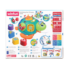 Winfun jucarie de tras testoasa cu forme - Publisol.ro