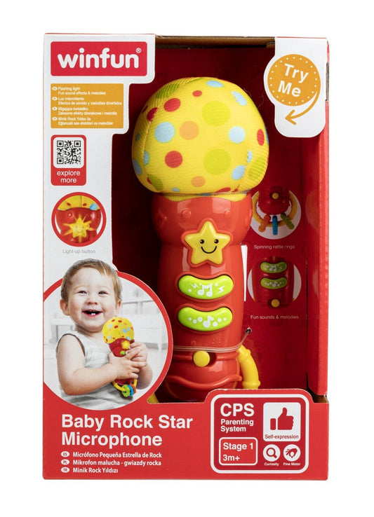 Winfun microfon pentru bebelusi, WINFUN - Publisol.ro