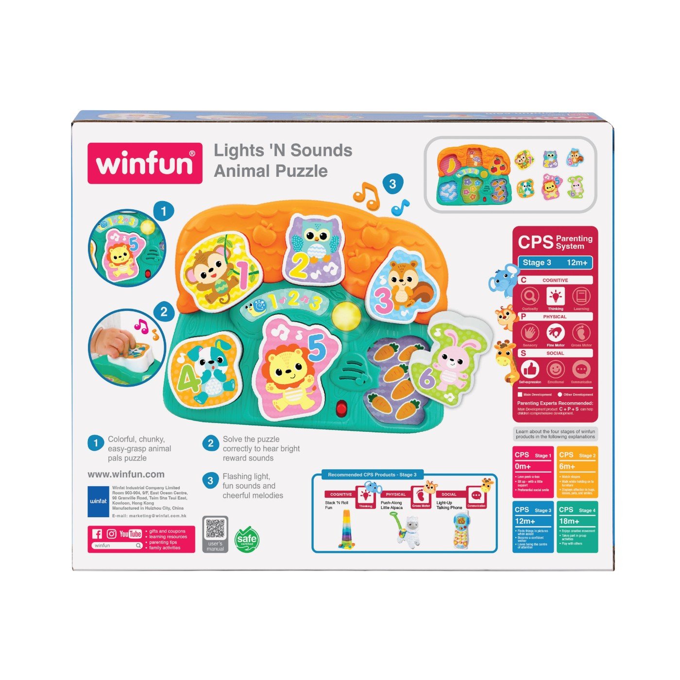 Winfun puzzle cu sunete - Publisol.ro
