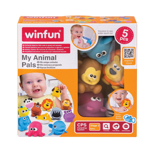 Winfun set jucarii de baie animalute din jungla - Publisol.ro