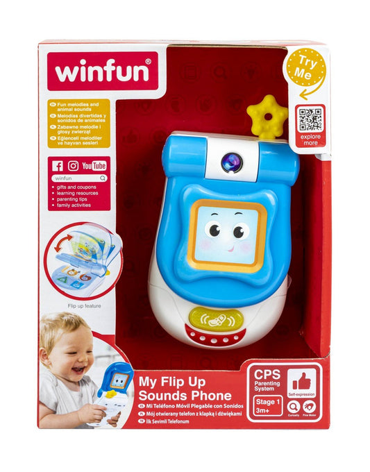 Winfun telefon cu clapeta cu sunete, WINFUN - Publisol.ro