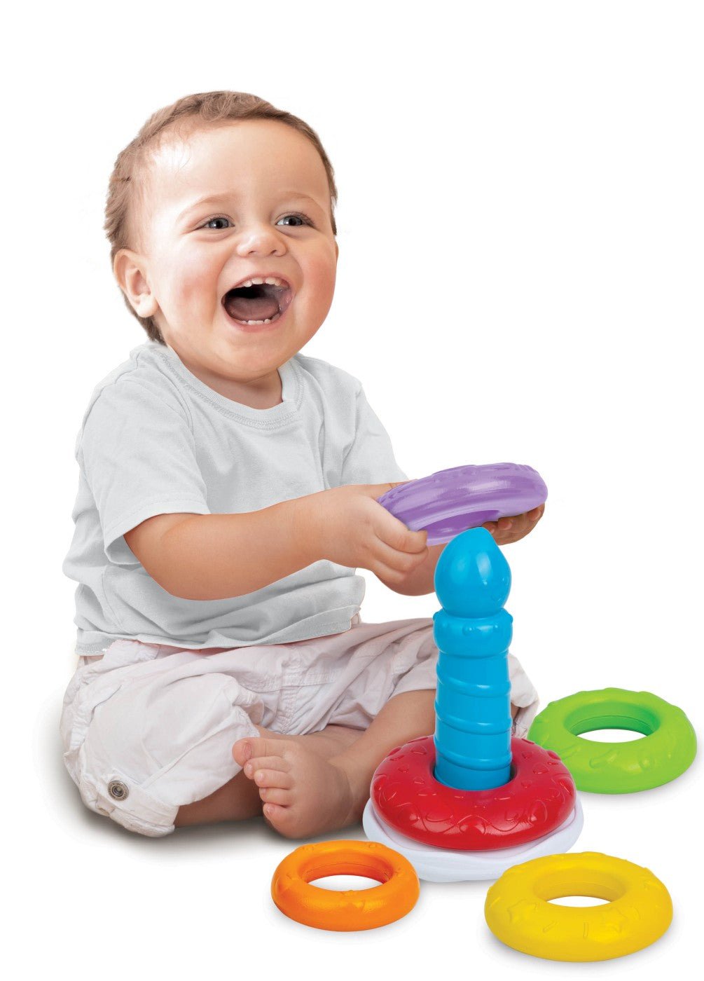 Winfun turn cu cercuri colorate in forma de tort - Publisol.ro