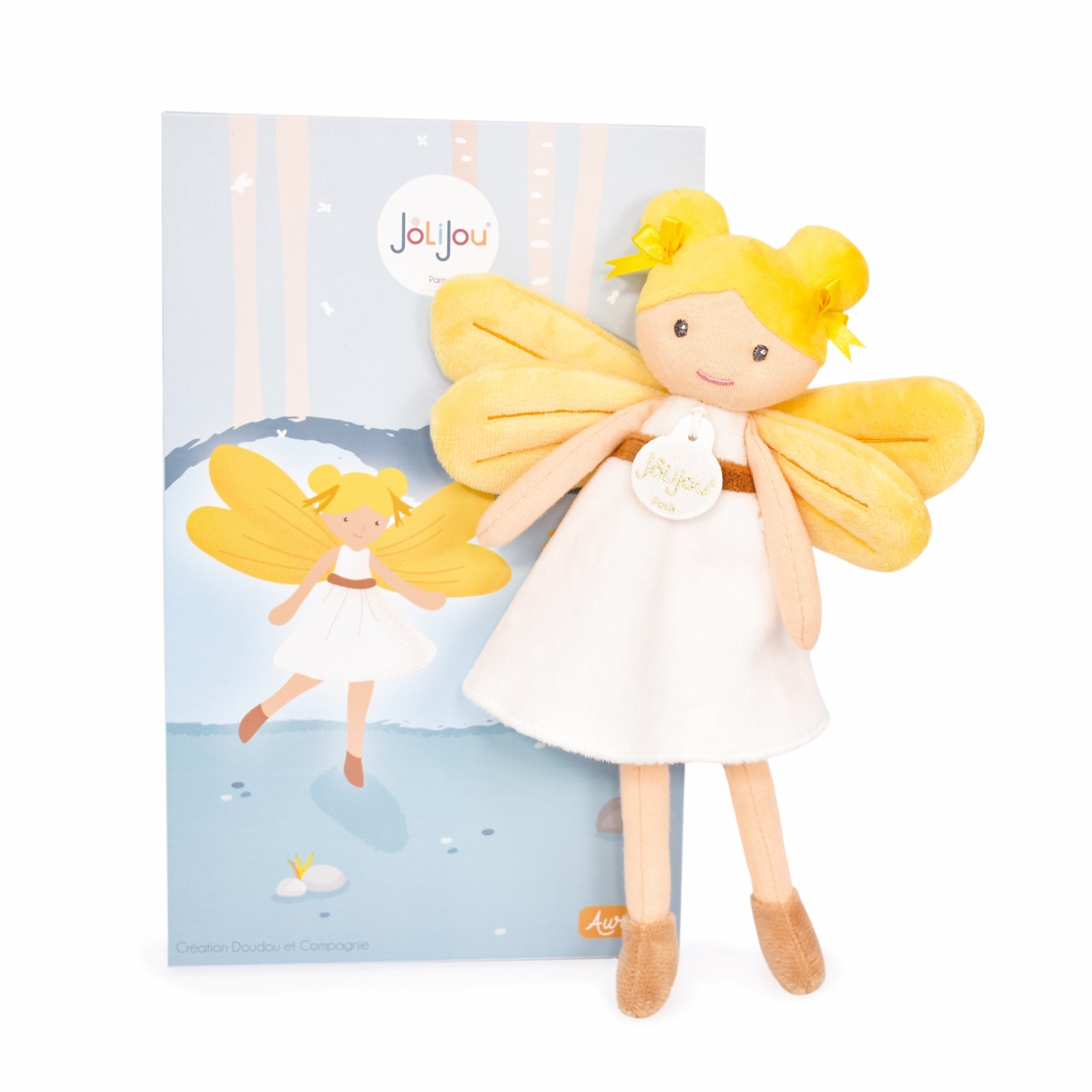 Zana din plus - Aurora, 25 cm, alb - Jolijou - Publisol.ro