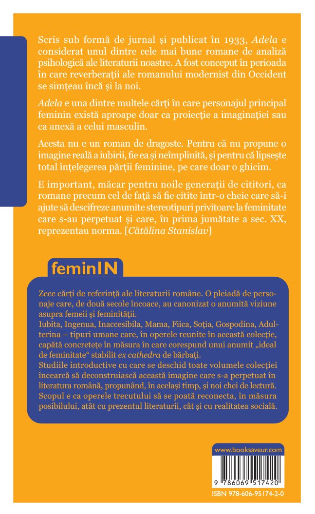 Adela, de Garabet Ibraileanu - Publisol.ro