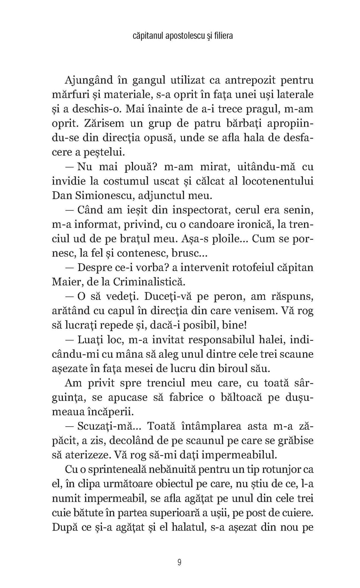 Capitanul Apostolescu si Filiera - Publisol.ro