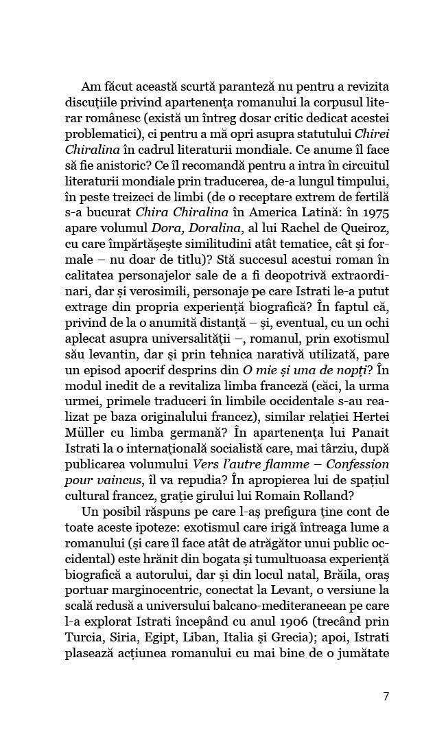 Chira Chiralina de Panait Istrati - Publisol.ro