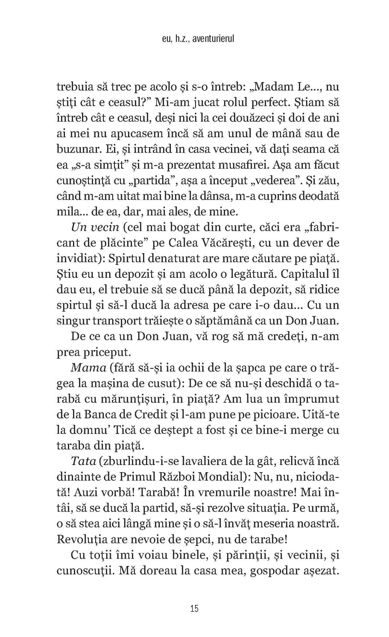 Eu, H.Z., Aventurierul - Publisol.ro