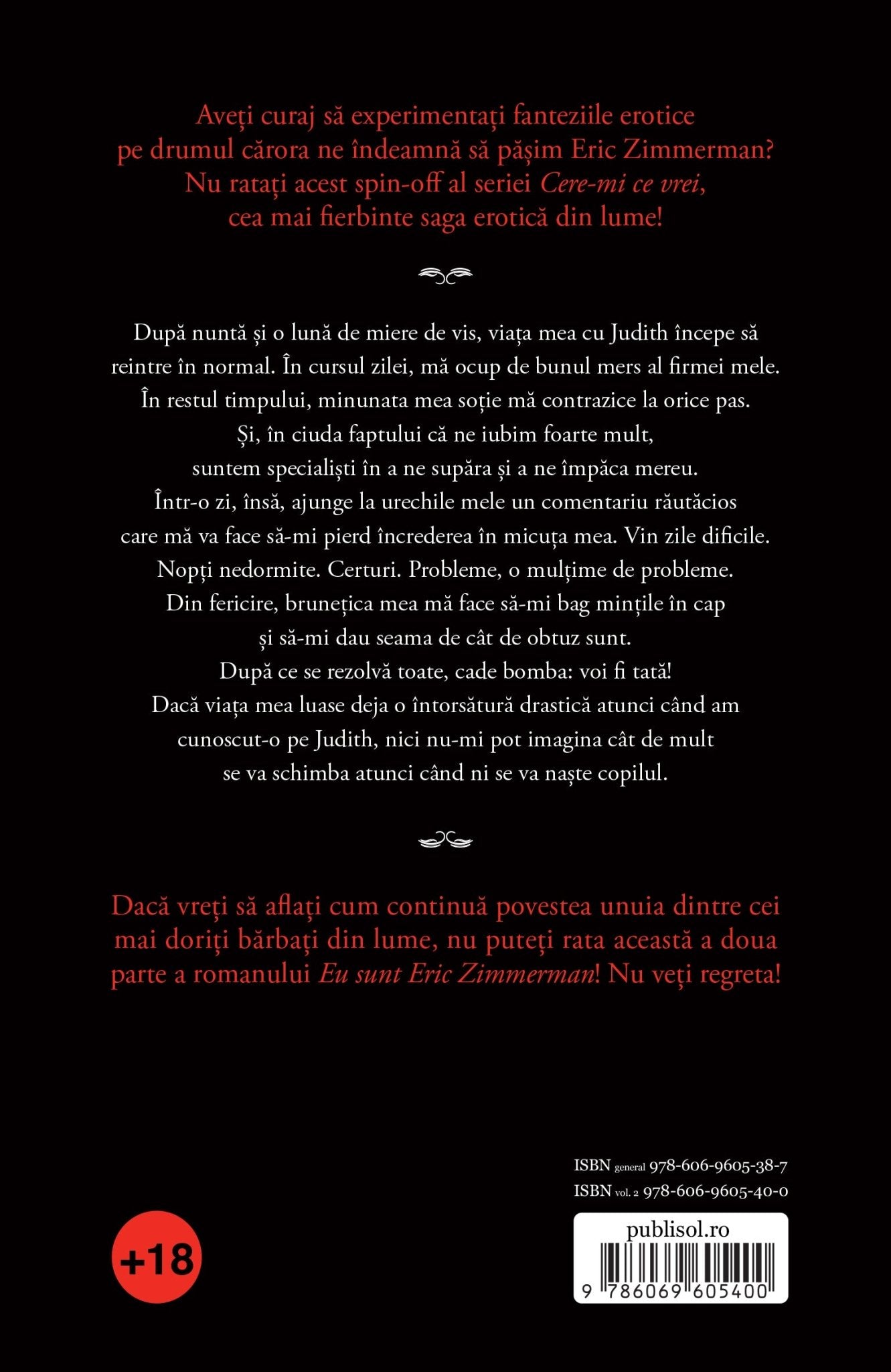 Eu sunt Eric Zimmerman vol. 2 - Megan Maxwell - Publisol.ro
