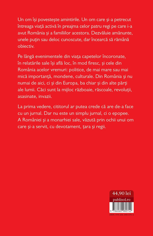 Eugeniu Buhman - Patru decenii in slujba Casei Regale a Romaniei - Publisol.ro