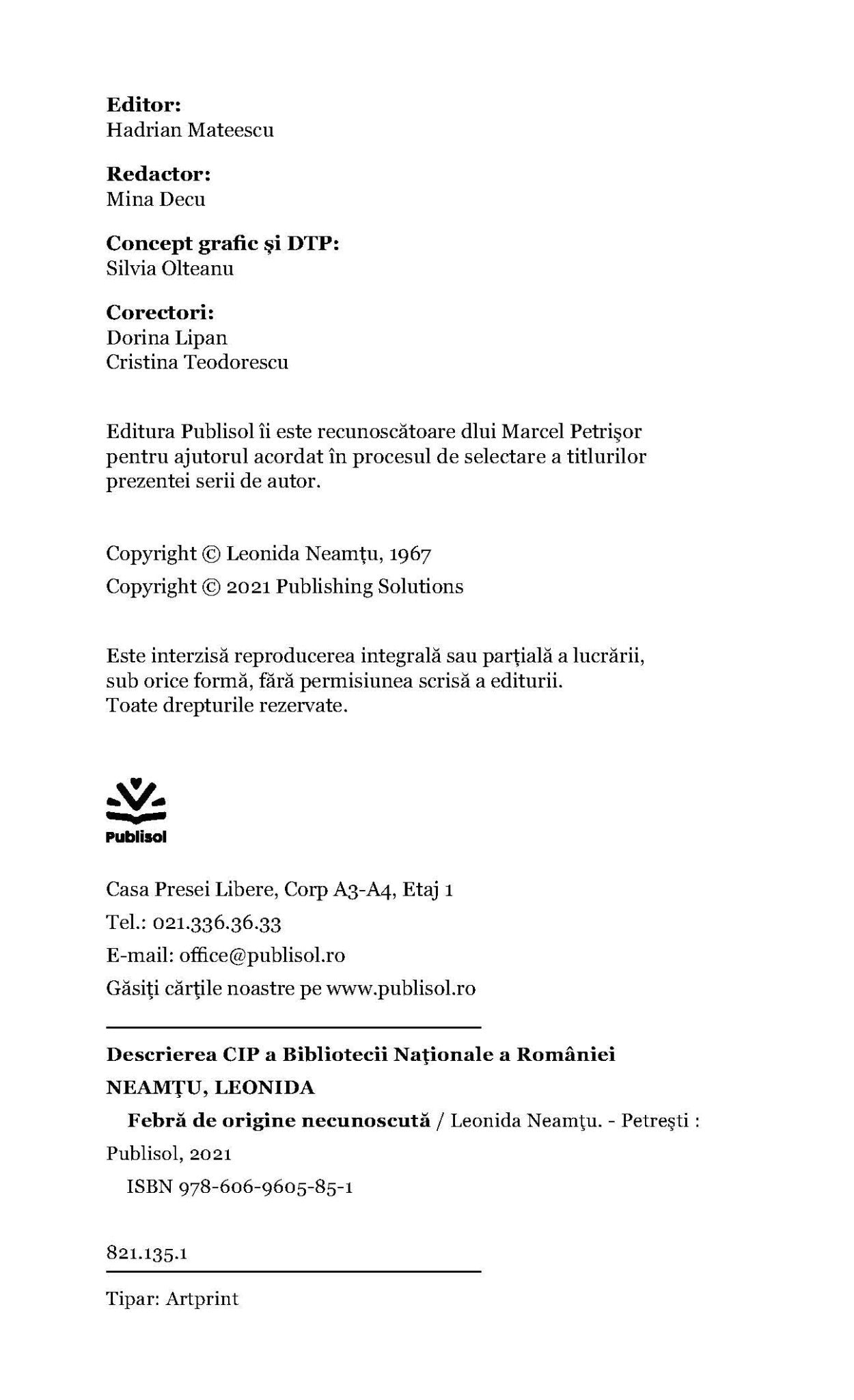 Febra De Origine Necunoscuta - Publisol.ro