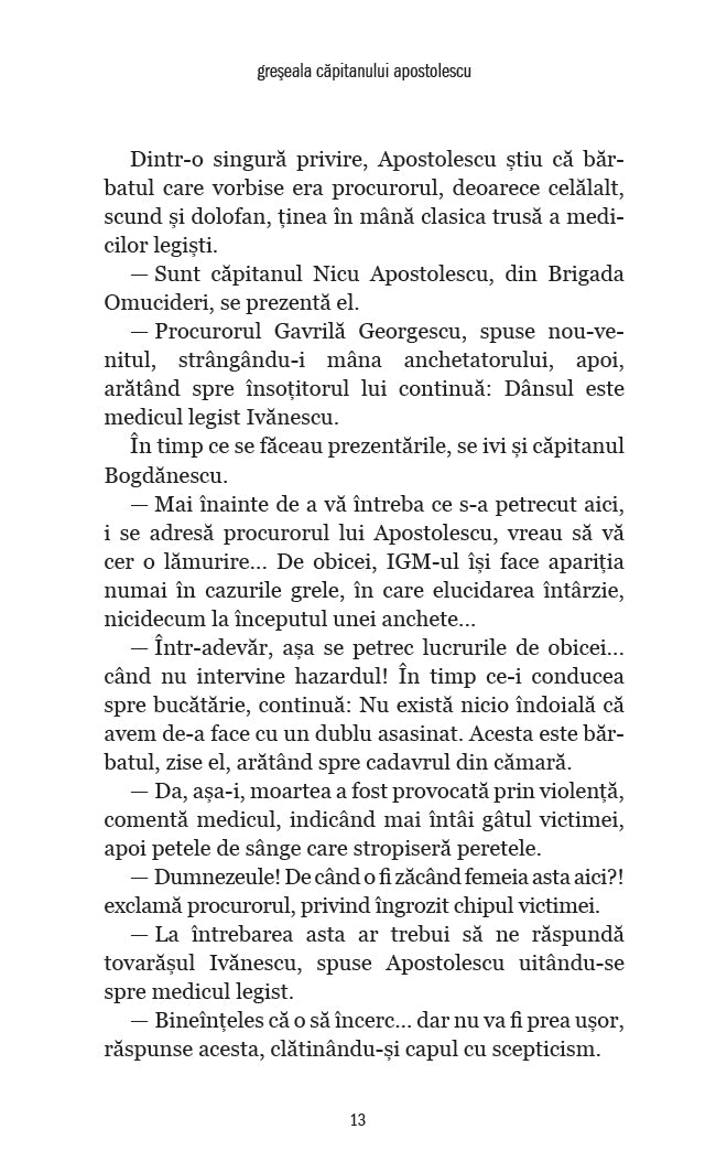 Greseala Capitanului Apostolescu - Publisol.ro