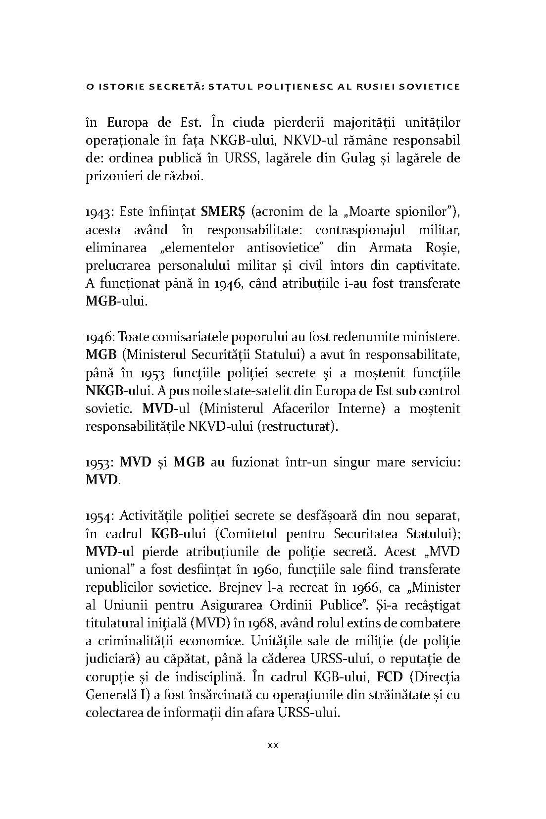 O Istorie Secreta: Statul Politienesc al Rusiei Sovietice - Publisol.ro