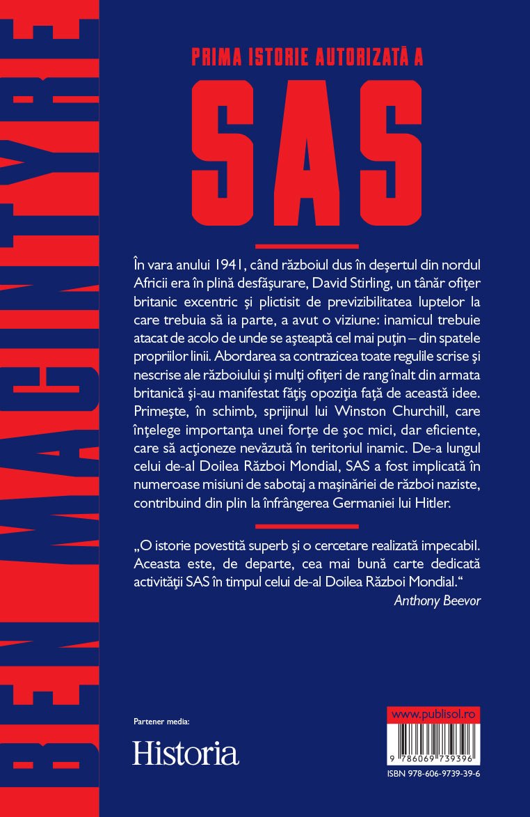 SAS - Eroi si ticalosi, de Ben Macintyre - Publisol.ro