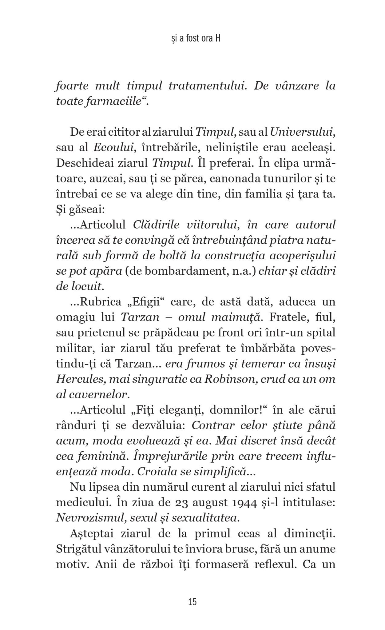 Si A Fost Ora H - Publisol.ro