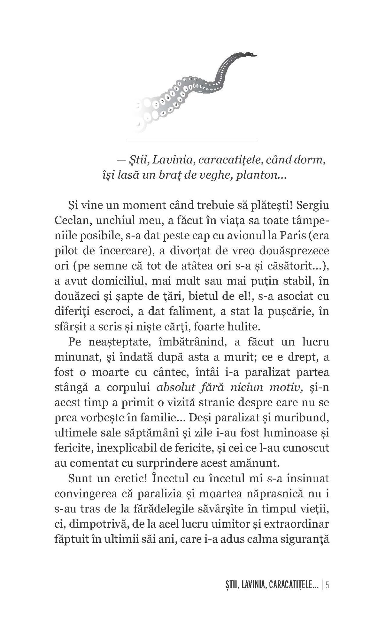 Stii, Lavinia, Caracatitele - Publisol.ro